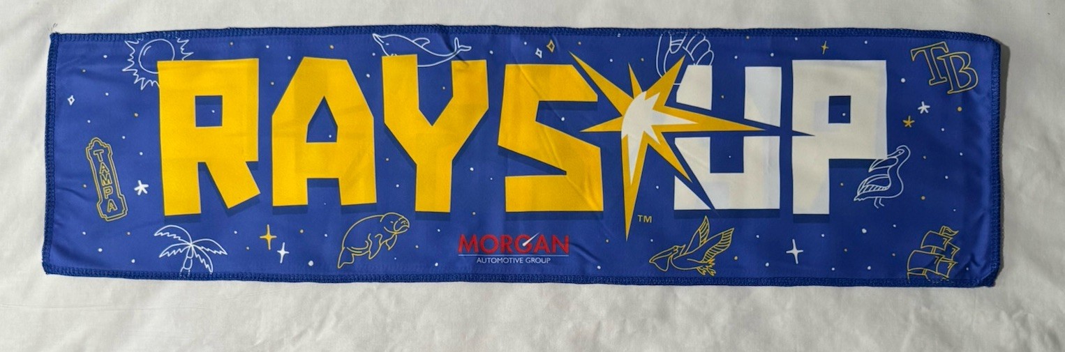 Tampa Bay Rays Cooling Towel MLB Baseball Collectible SGA June 8 2025 Rays Up!