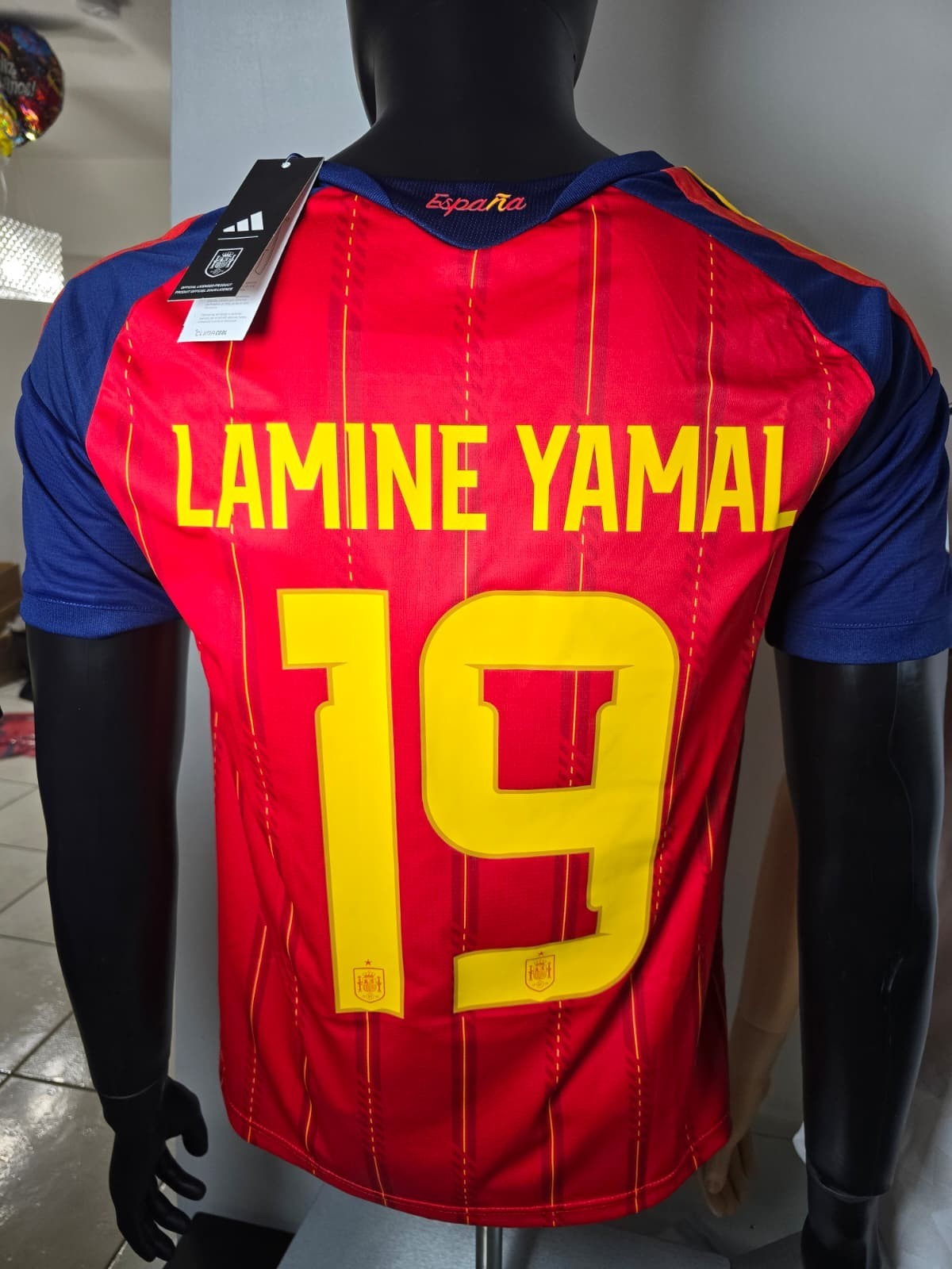 Size 4XL Spain Home Unisex Lamine Yamal Fan Version Jersey 2026 Football Shirt