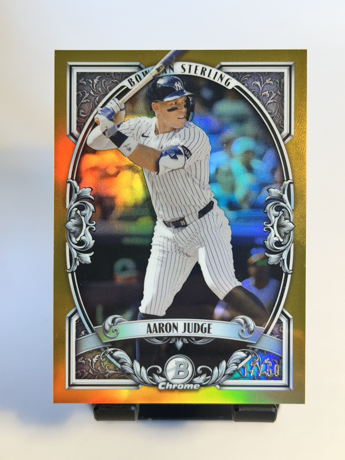 2026 Bowman Chrome Aaron Judge Bowman Sterling #BST-4 YANKEES Gold 17/50