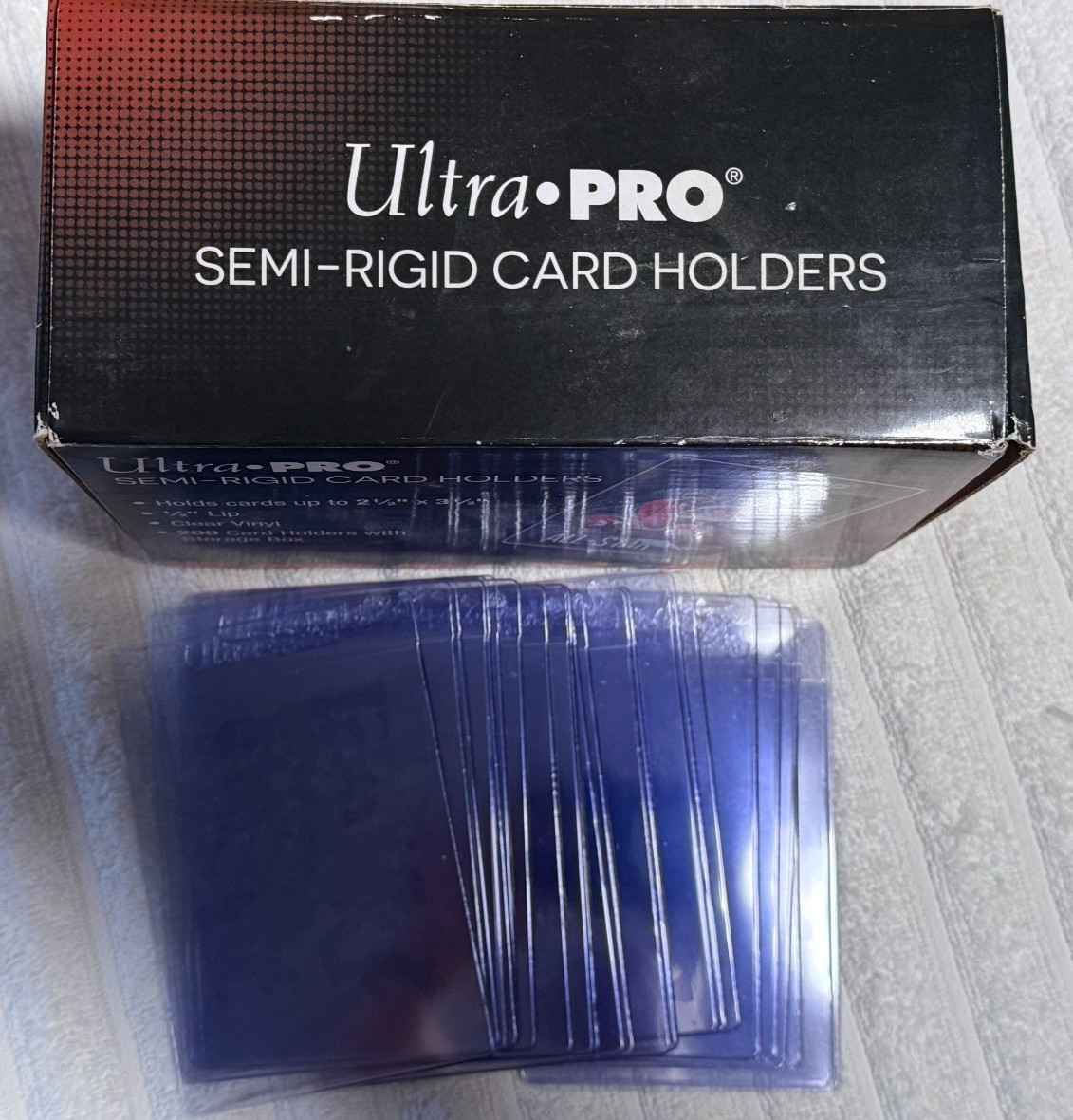 Ultra PRO – SEMI RIGID 1/2 INCH CARD SLEEVES – 28 Count – LOOSE – Sandwich Bag