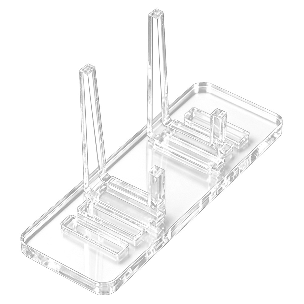 5PACK Magnetic Trading Card Holder 35PT Hard Case Protector + Display Stand