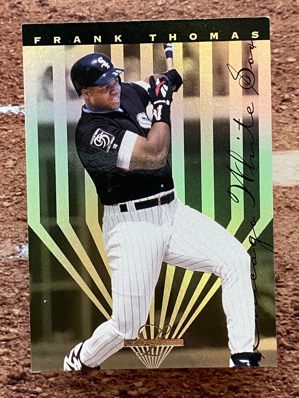 Frank Thomas 1995 Leaf Limited Gold #1 Chicago White Sox