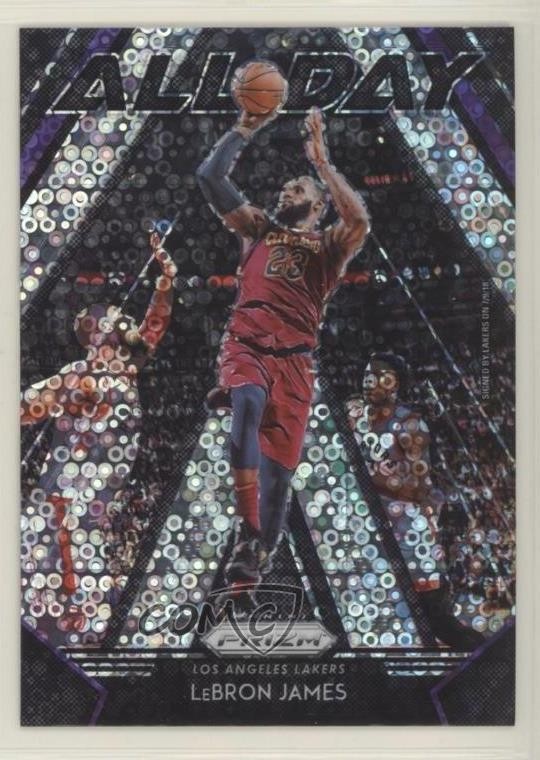 2018-19 Panini Prizm All Day Fast Break Prizm LeBron James #10 07m9