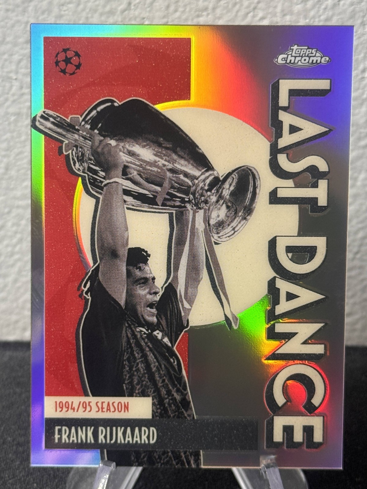 Frank Rijkaard 2025-26 Topps Chrome UCC Last Dance #LD-4 Ajax