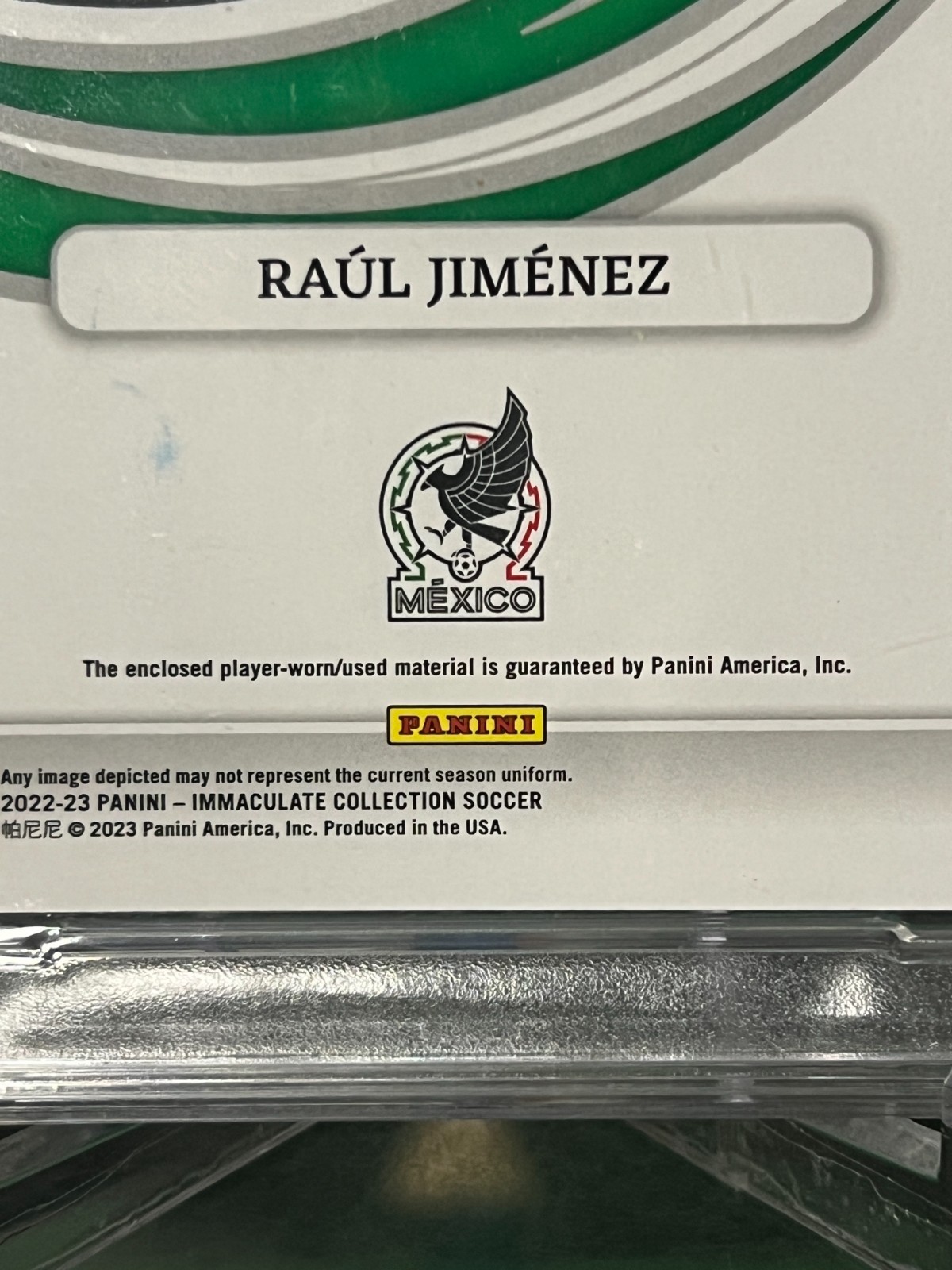 2022-23 Panini Immaculate Remarkable #RM-RJ Raul Jimenez /49 PSA 6 EX-MT