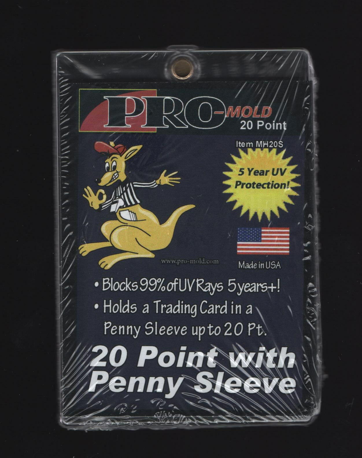Pro-Mold 20pt Sleeved Card Size Magnetic Trading Card Holder Fits Card In Sleeve