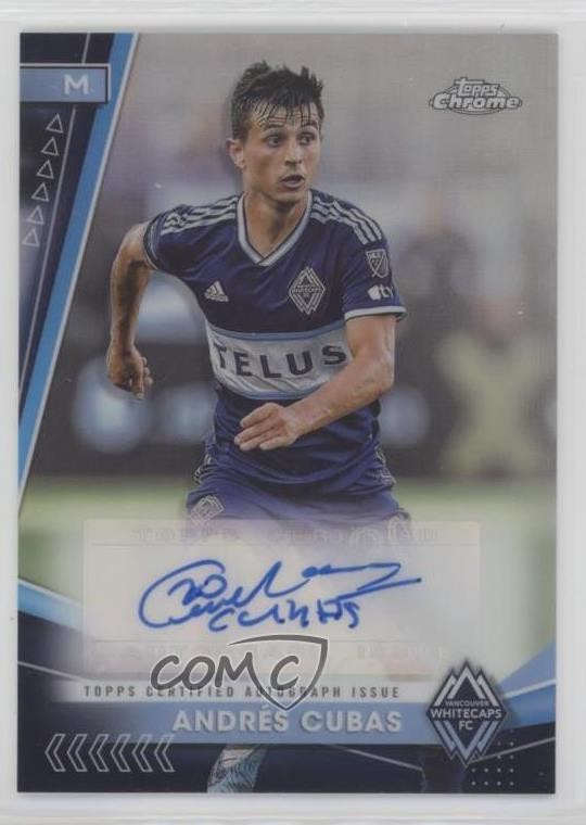 2024 Topps Chrome MLS Andres Cubas Andrés Cubas #CA-AC Auto r7s