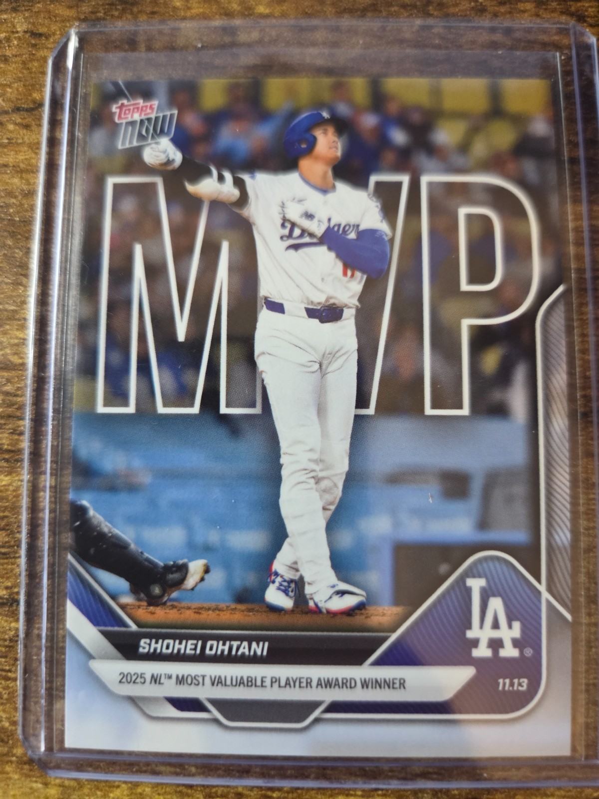 2025 Topps Now Offseason Shohei Ohtani National League MVP #OS-7 LA Dodgers