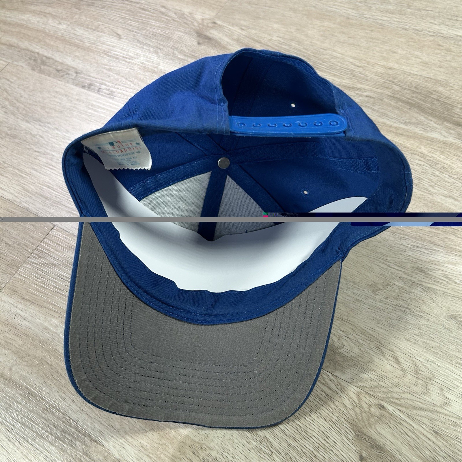 VTG Los Angeles Dodgers Snapback Hat MLB Baseball Twins Enterprise Blue Cap