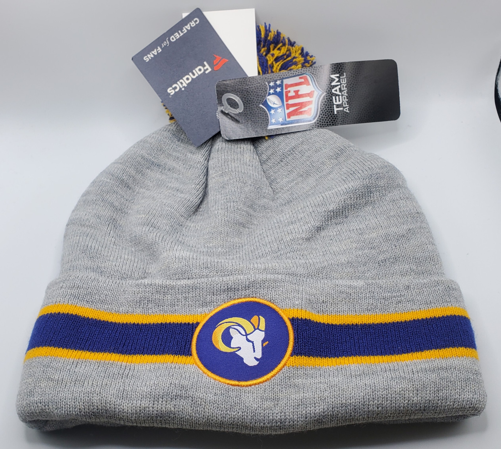 Los Angeles Rams Fanatics Heather Gray Stocking Cap – NFL