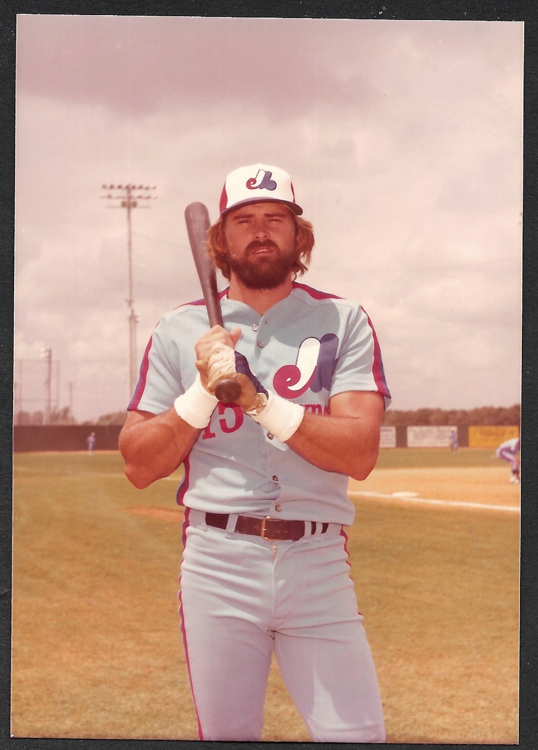 1980 Larry Parrish EXPOS UNSIGNED 3-1/2 x 4-7/8 ORIGINAL SNAPSHOT PHOTO #19