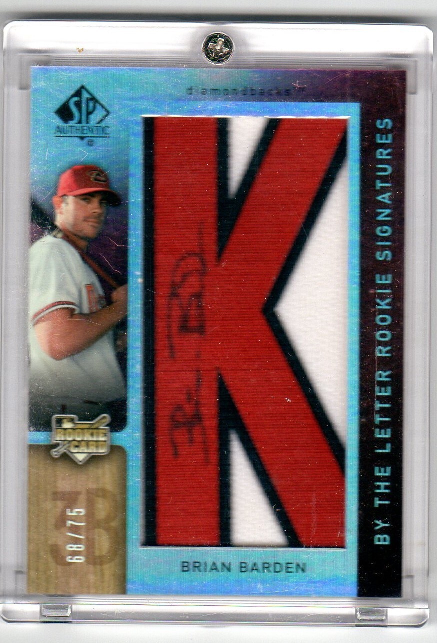 2007 + 2008 SP Authentic By The Letter Autographed Cards You Choose