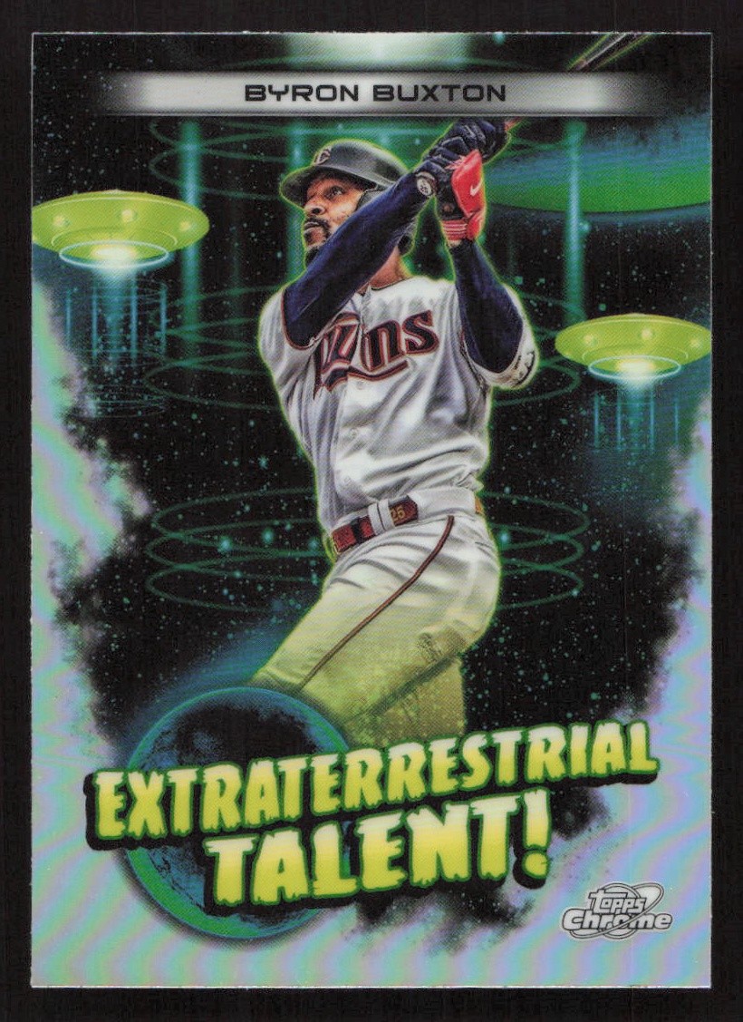 2023 Topps Chrome Cosmic Byron Buxton Extraterrestrial Talent #ET-1 Card