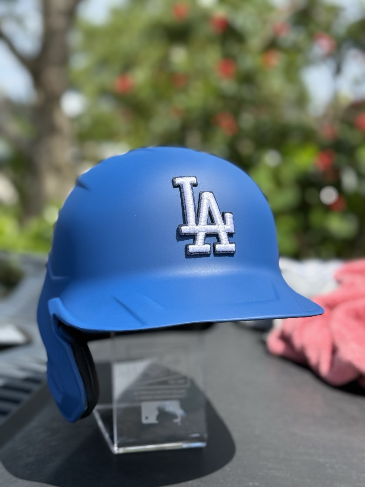 LOS ANGELES DODGERS OHTANI AUTHENTIC RAWLINGS MACH PRO CUSTOM BATTING HELMET