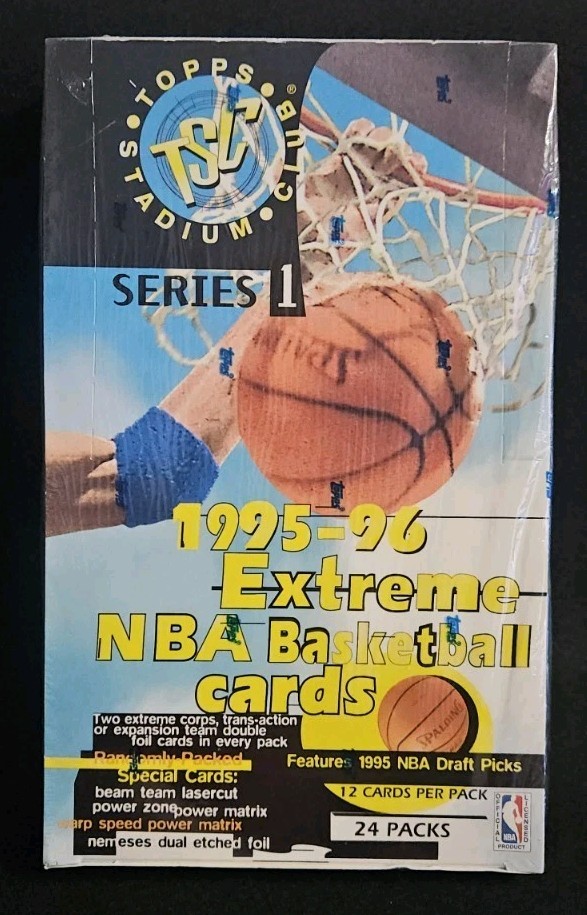 1995-96 Topps Stadium Club Extreme NBA Basketball Series 1 Rare Sealed Box!