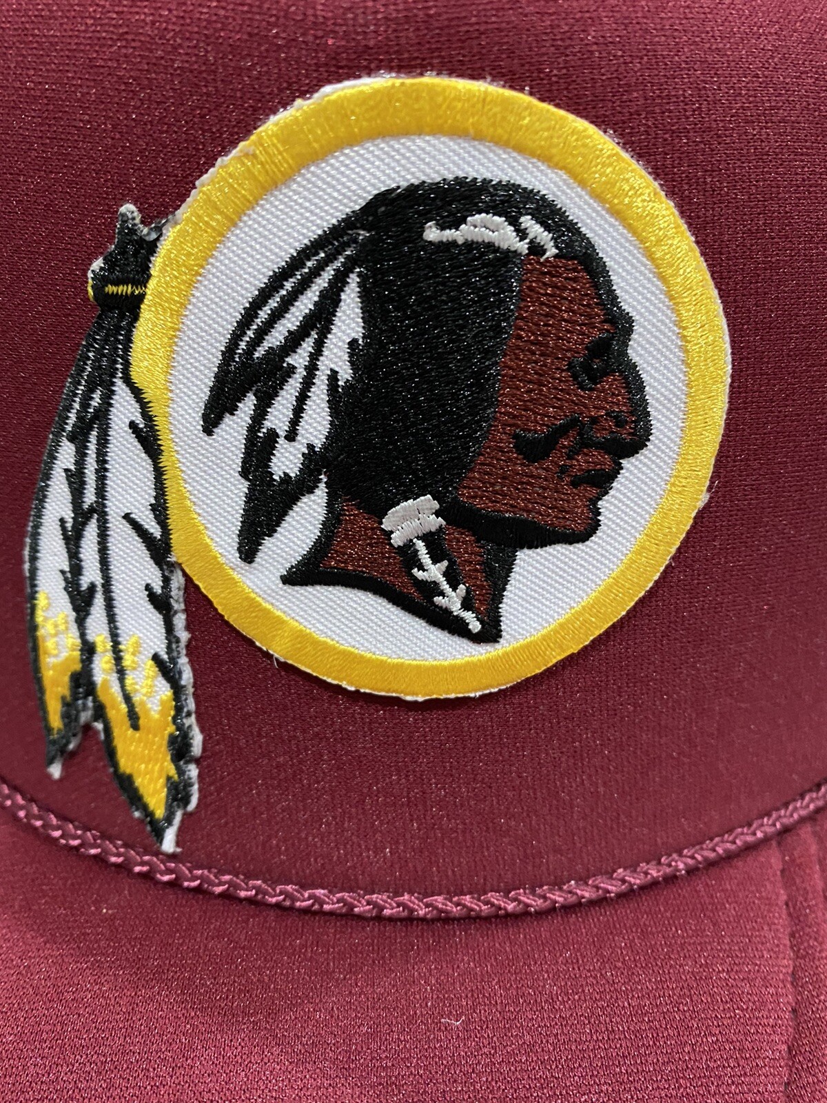 Classic Throwback Washington Redskins Embroidered Logo Trucker Snapback Cap Hat!