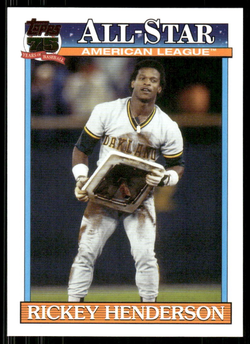 2026 Topps ’91 Topps All-Stars #91AS10 Rickey Henderson – BB