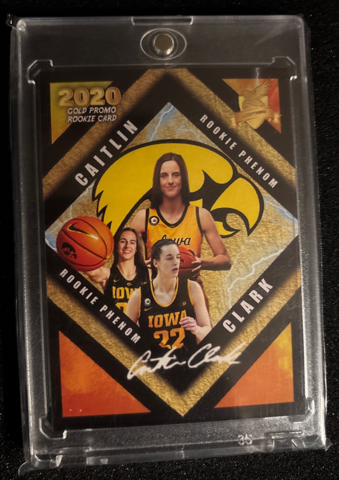 2020 Gold Promo Rookie Card – Caitlyn Clark – Rookie Phenom