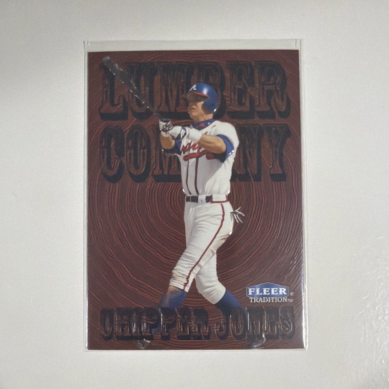 1998 Fleer Tradition Lumber Company Chipper Jones #8LC HOF