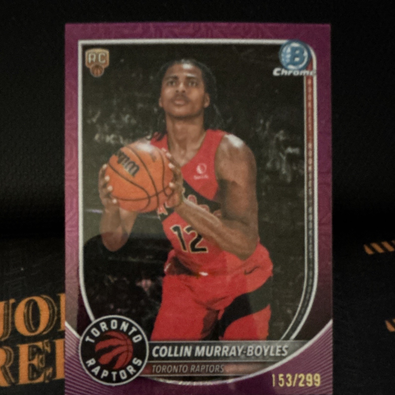Bowman Chrome Collin Murray-Boyles RC Toronto Raptors /299 #BCV-9
