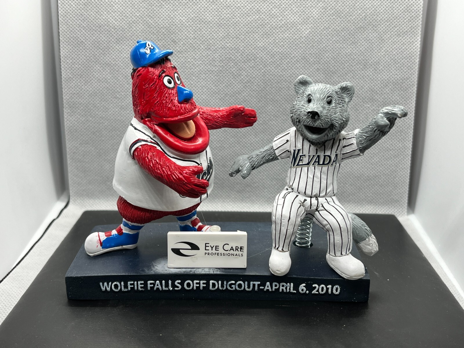 NEW 2019 RENO ACES Archie NEVADA WOLF PACK Wolfie BOBBLEHEAD Mascot SGA