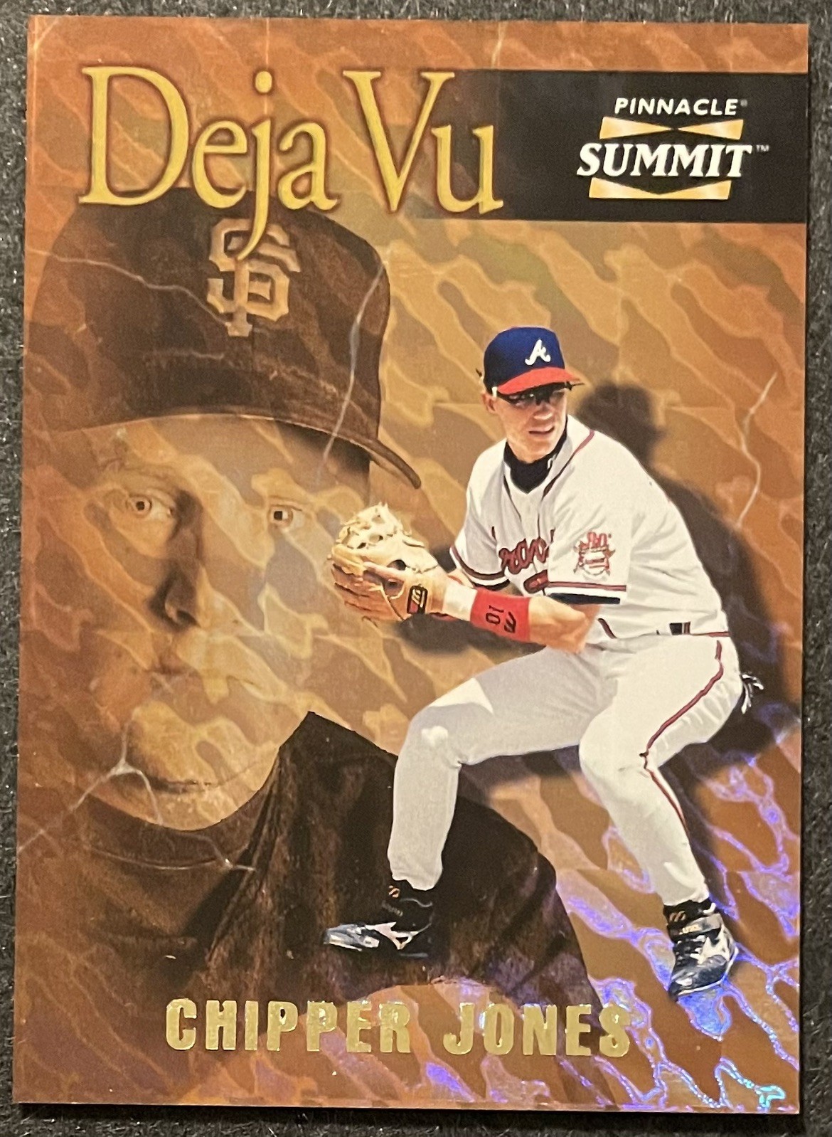 1996 Pinnacle Summit Deja Vu Chipper Jones, Matt Williams #161 Above and Beyond