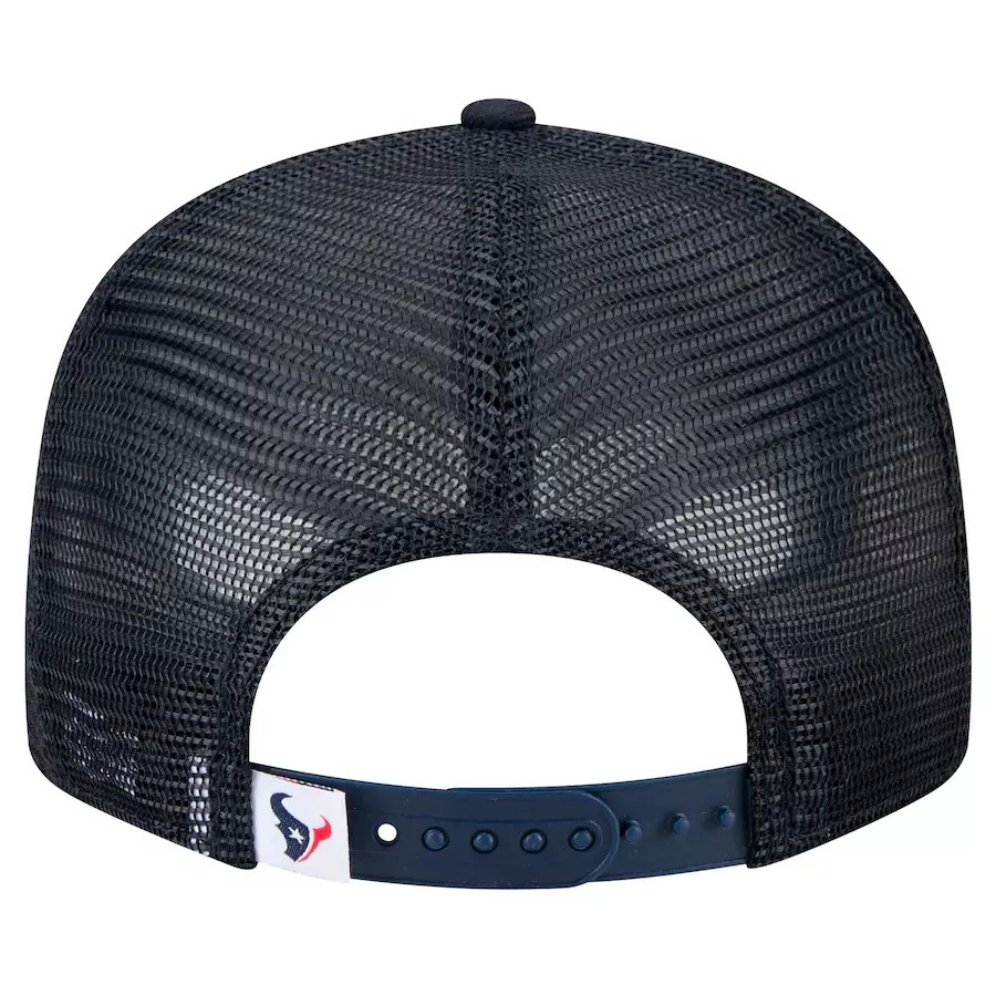 Houston Texans New Era Classic 950 9FIFTY Adult Trucker Snapback Hat Cap Black