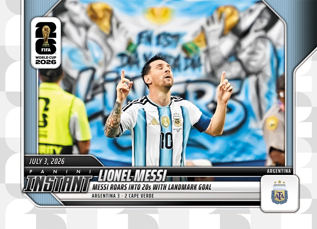 2026 Panini Instant Lionel Messi FIFA World Cup Limited Print Card Pre-Sale