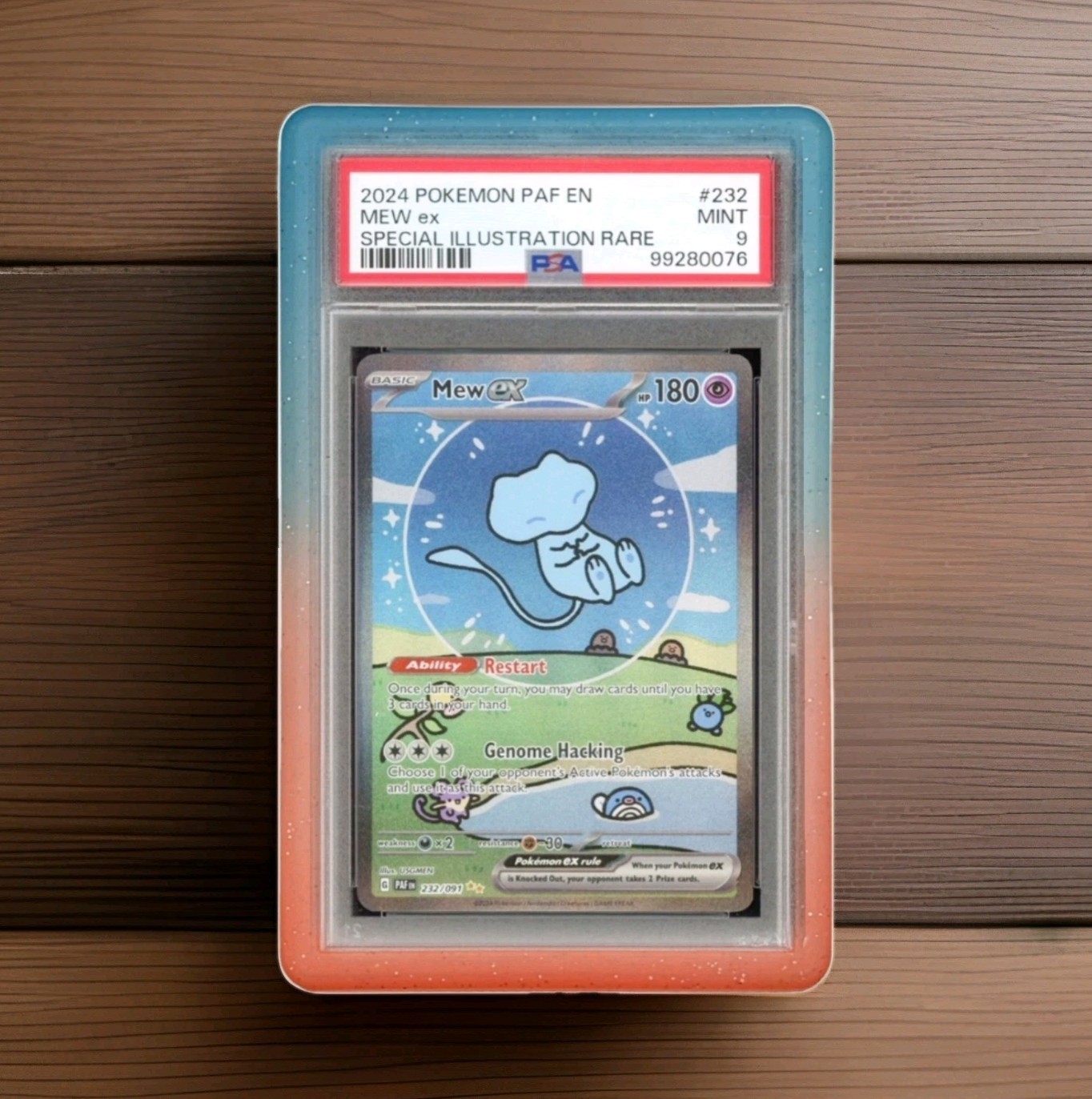 Gradient PSA Bumper Pro Guard – Graded Card Slab Skin Case Pokemon | Ocean Glow