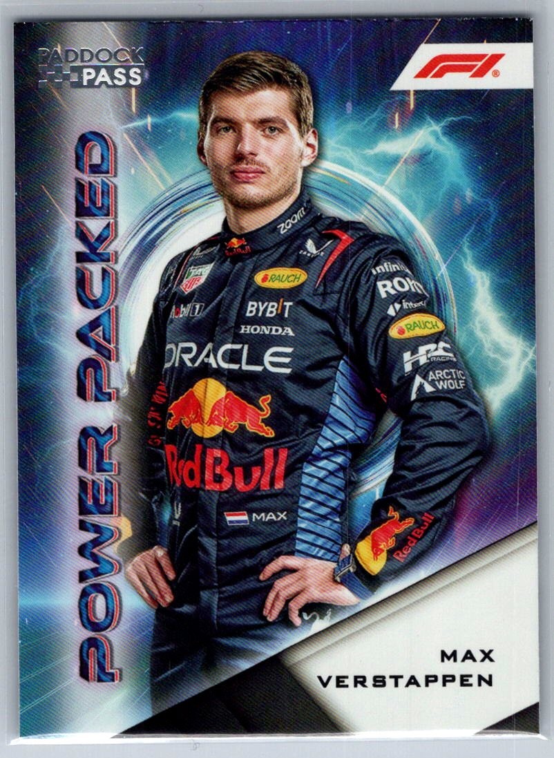 2024 Topps Paddock Pass Formula 1 Max Verstappen Power Packed #PP-1