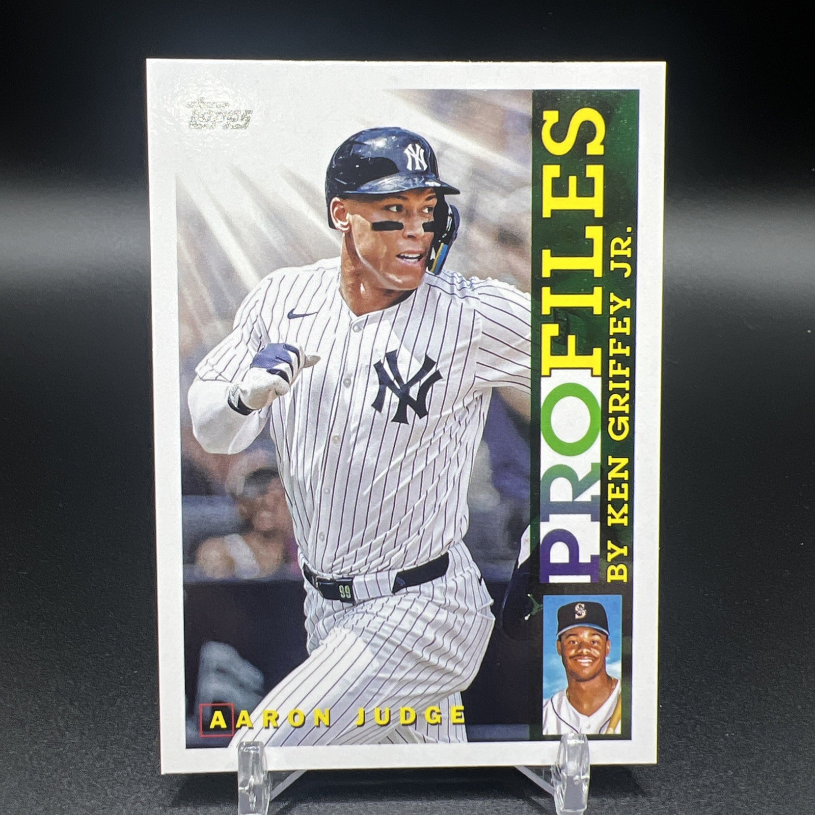 Aaron Judge 2026 Topps Series 1 Profiles Yankees By Ken Griffey Jr TP-18