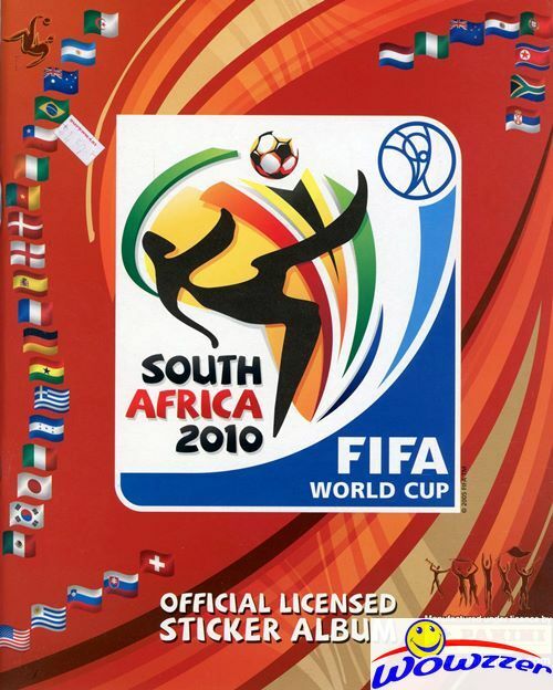 2010 Panini World Cup FIFA South Africa HUGE 72 Page Collectors Sticker Album !