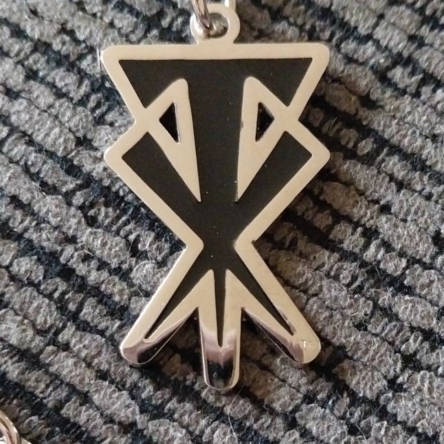 WWE Authentic Undertaker pendant necklace, wrestling, w/branded box