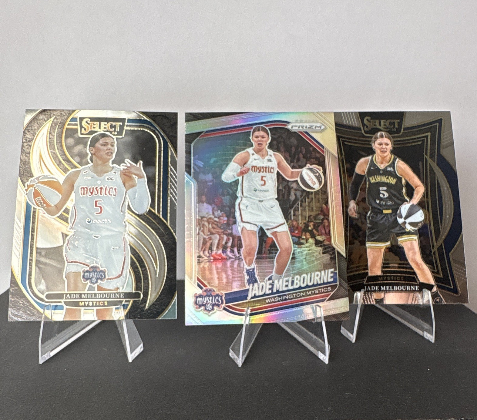 Panini WNBA Select/Prizm 2025 Jade Melbourne Mystics 3-Card Lot #3 #128 #187