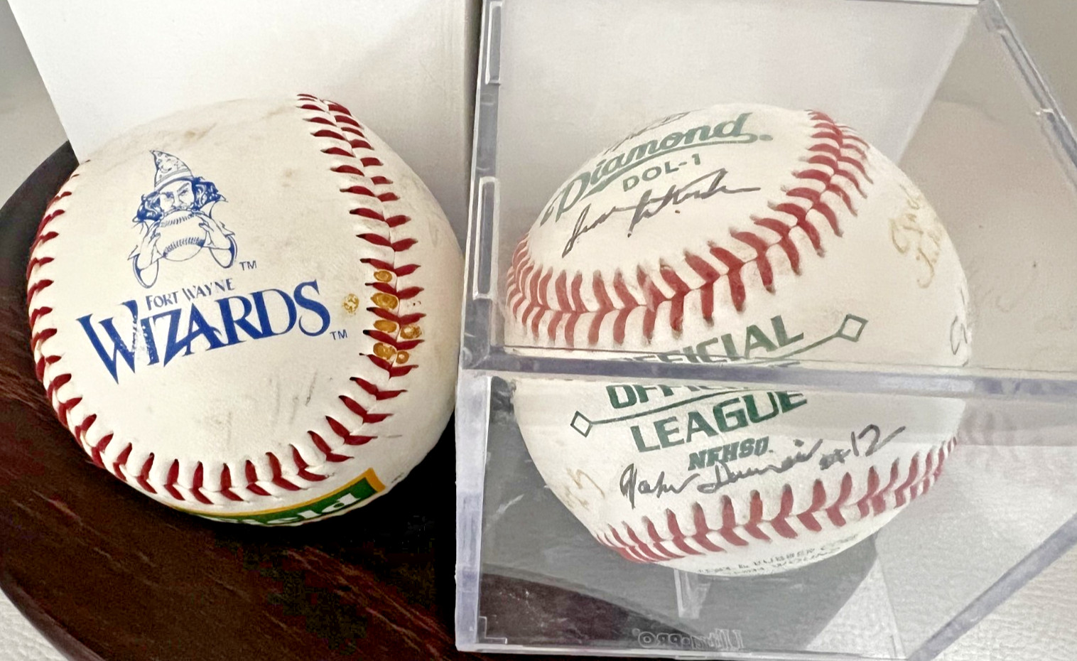 RARE – FORT WAYNE WIZARDS BASEBALL – DEFUNCT TEAM + Bonus Ball
