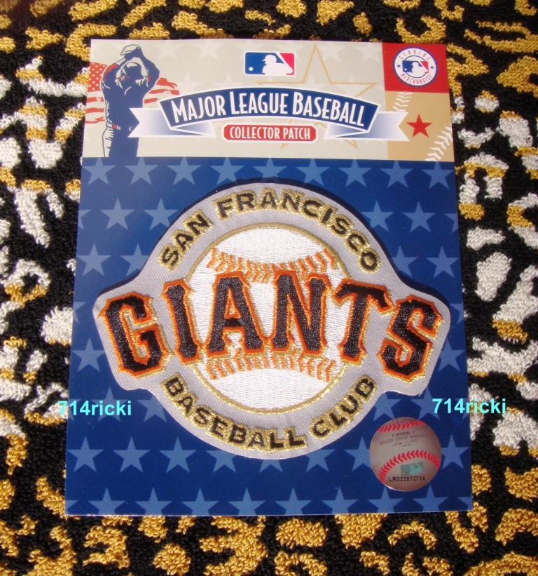 San Francisco Giants Baseball Club Patch Collector Gray MLB Official