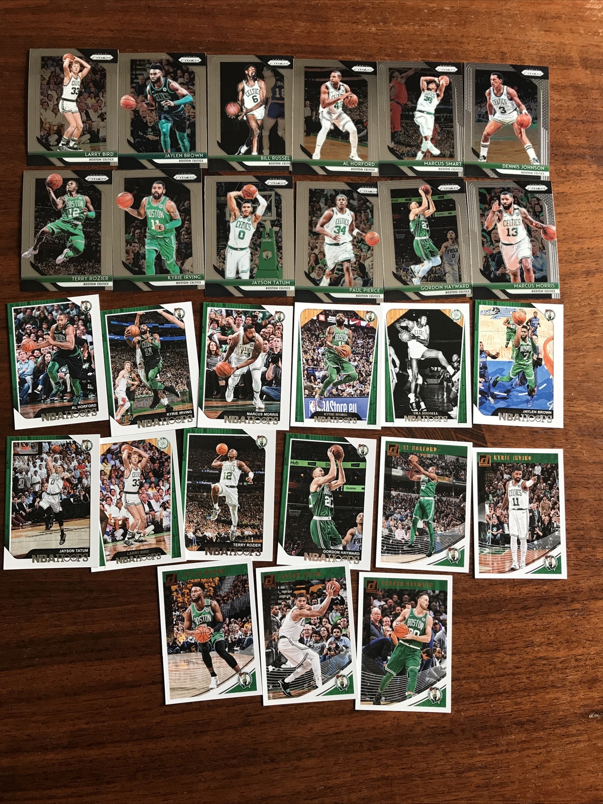 Boston Celtics Includes Tatum, Brown, Hayward, Russell, Bird, Pierce Option #1