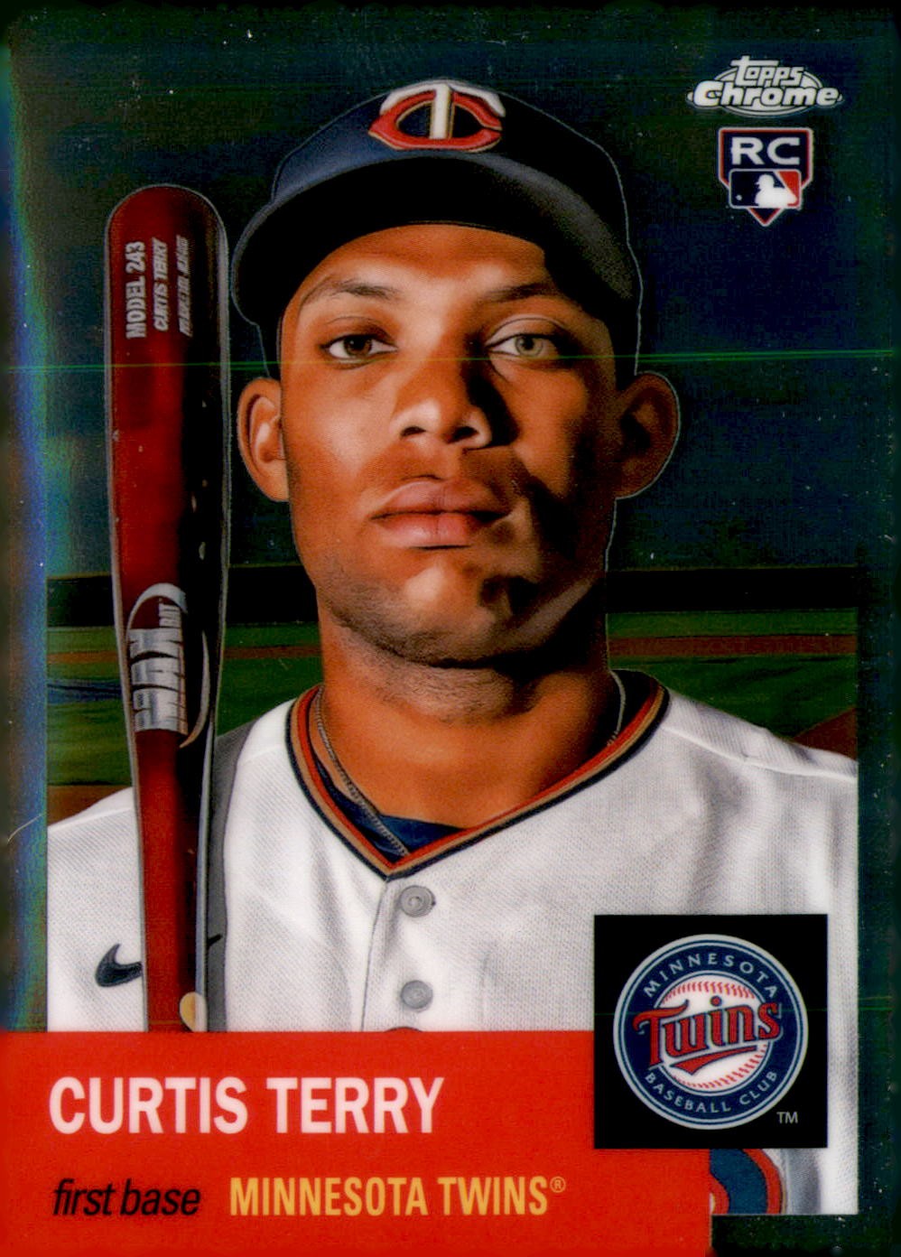 2022 Topps Chrome Platinum Anniversary #354 Curtis Terry