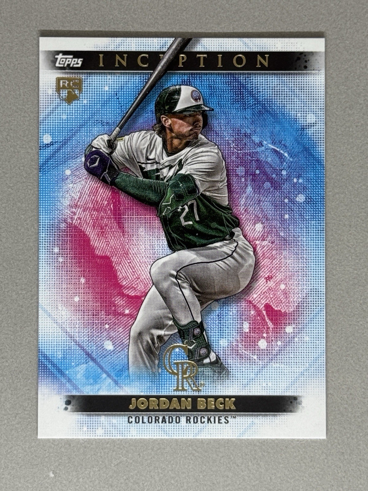 2024 Topps Inception Jordan Beck (RC) Colorado Rockies Rookie #2 🔥💪🔥💪