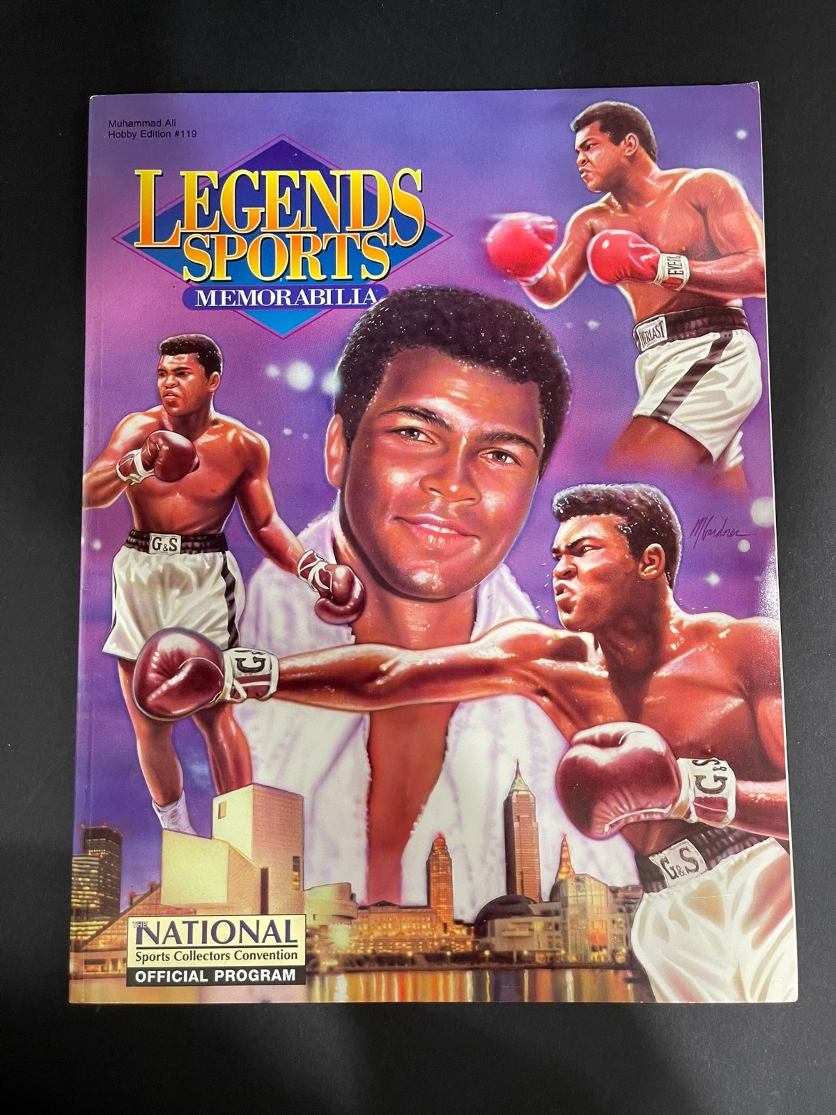 1993 Legends Sports Memorabilia Magazine #119 Hobby with Cards – Muhammad Ali