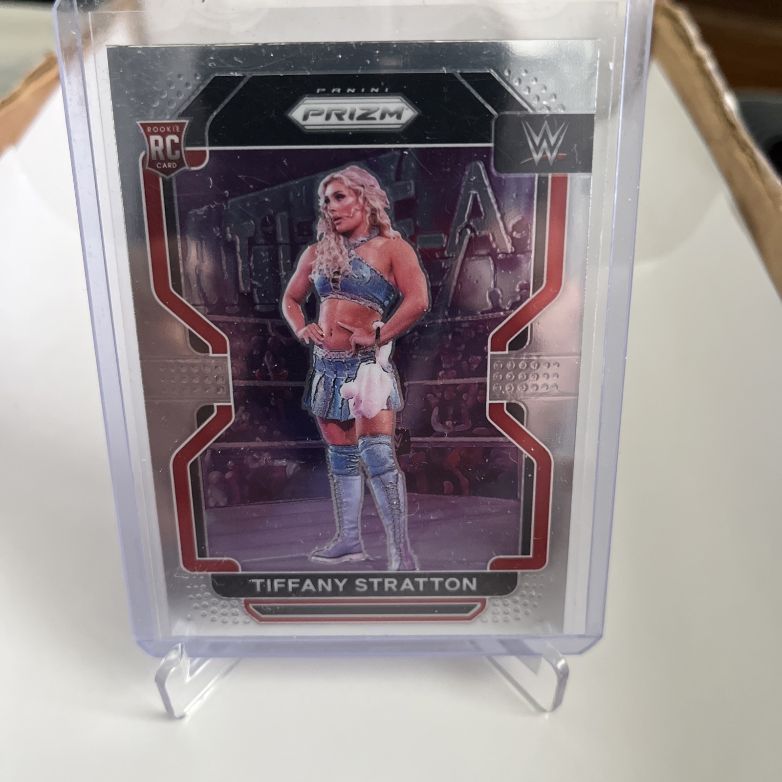 2022 Panini Prizm WWE Tiffany Stratton #104 ROOKIE CARD