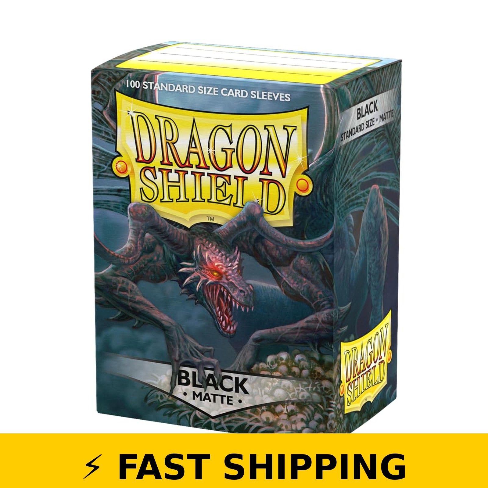 Dragon Shield Matte Card Sleeves 100 CT – Black