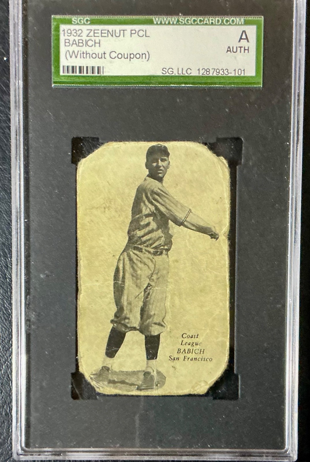 1932 ZEENUT PLC BABICH ” A ” Authentic