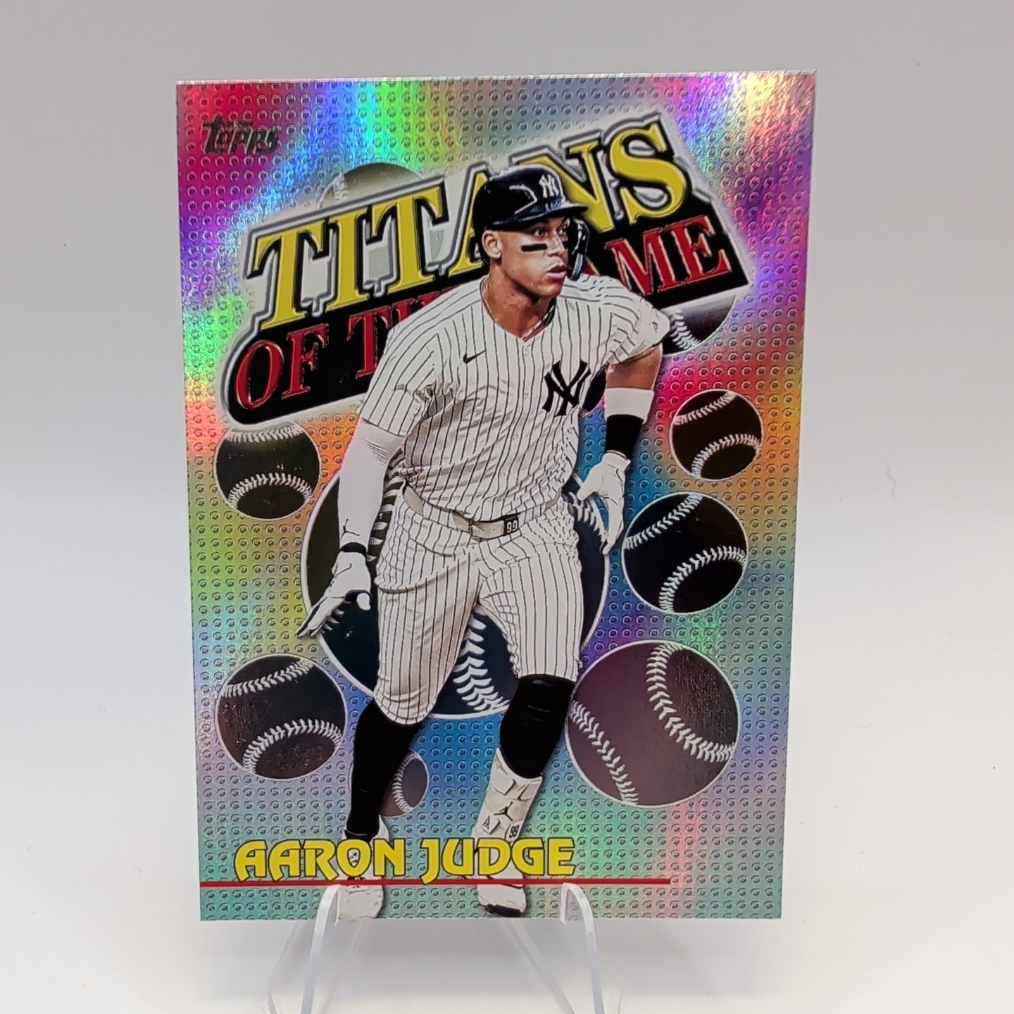 Topps 2026 Titans of the Game Insert Aaron Judge TOG-3 Yankees MLB Baseball Card