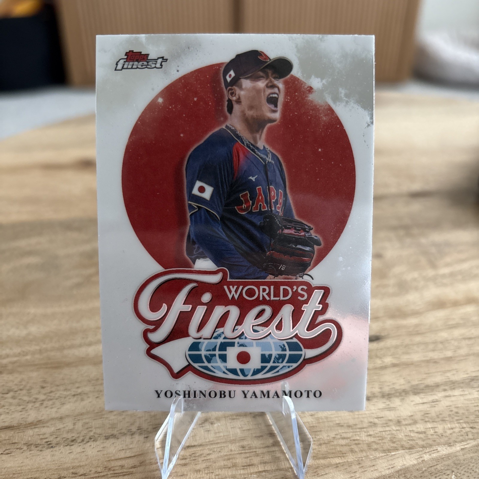 2026 Topps Finest #WF-23 Yoshinobu Yamamoto WORLD’S FINEST – JAPAN