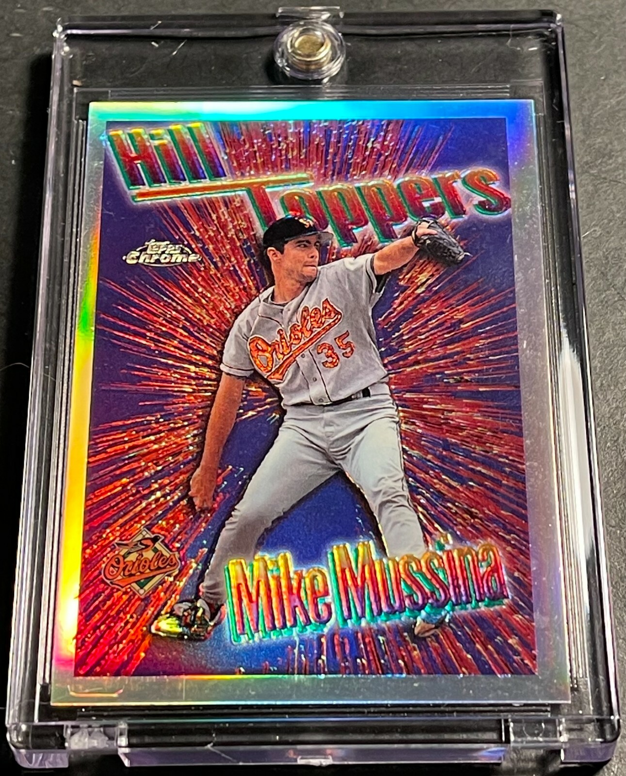Mike Mussina Topps Chrome 1997 Season’s Best Hill Toppers Refractor (929)