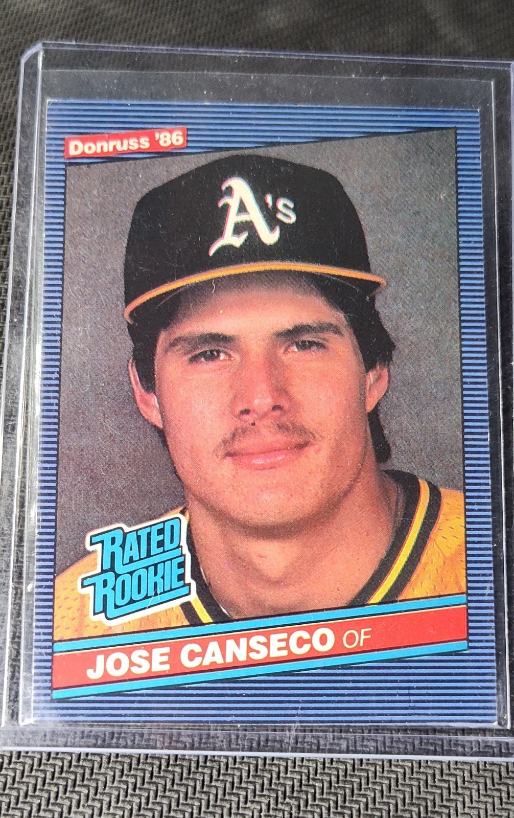 1986 Donruss – Rated Rookie Jose Canseco #39 (RC)