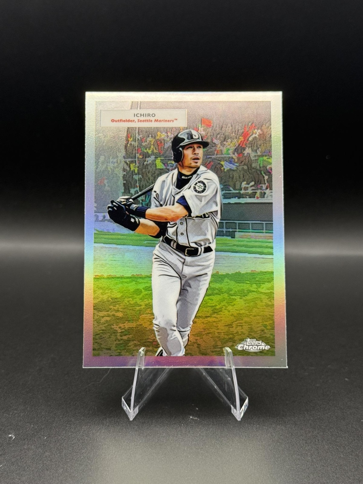 2025 Topps Chrome Platinum #55DH-8 Ichiro / Ken Griffey Jr. Doubleheaders