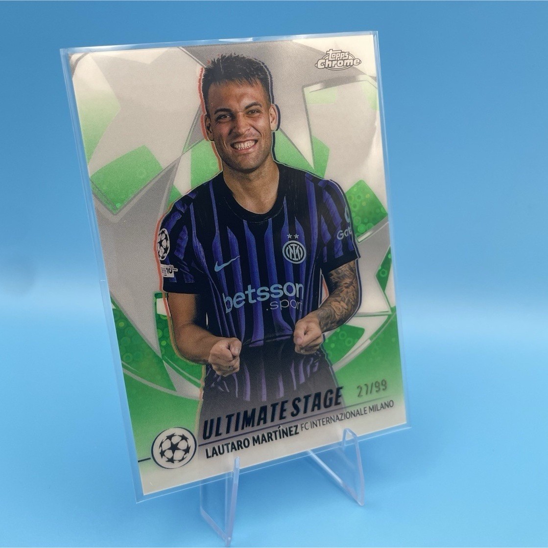 Topps UCC 25/26 Lautaro Martinez Inter Milan Ultimate Stage Chrome #USC-26 /99