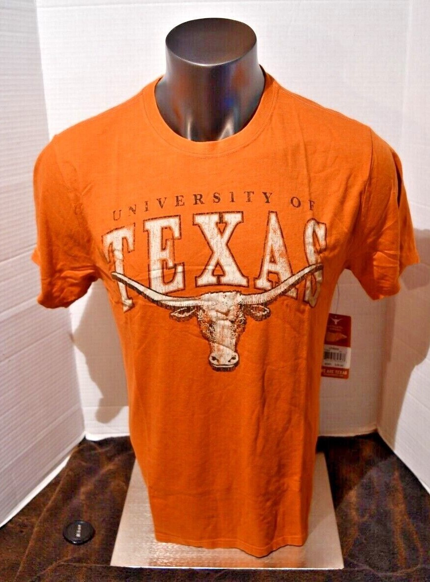 Longhorns Orange University of Texas T Shirt New with Tag Multi Adult Sizes S-XL